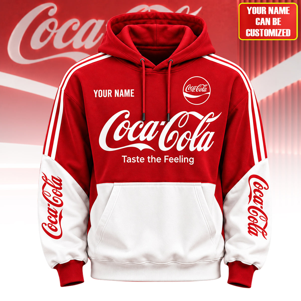 Cola Taste The Feeling All Over Printed Hoodie And Sweatpants Set V5
