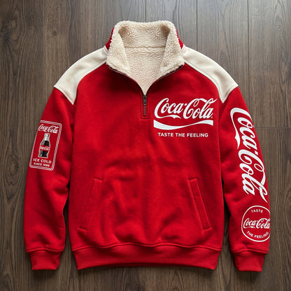 Cola Taste The Feeling Fleece Quarter-Zip Pullover