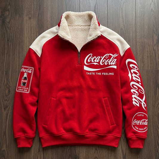 Cola Taste The Feeling Fleece Quarter-Zip Pullover