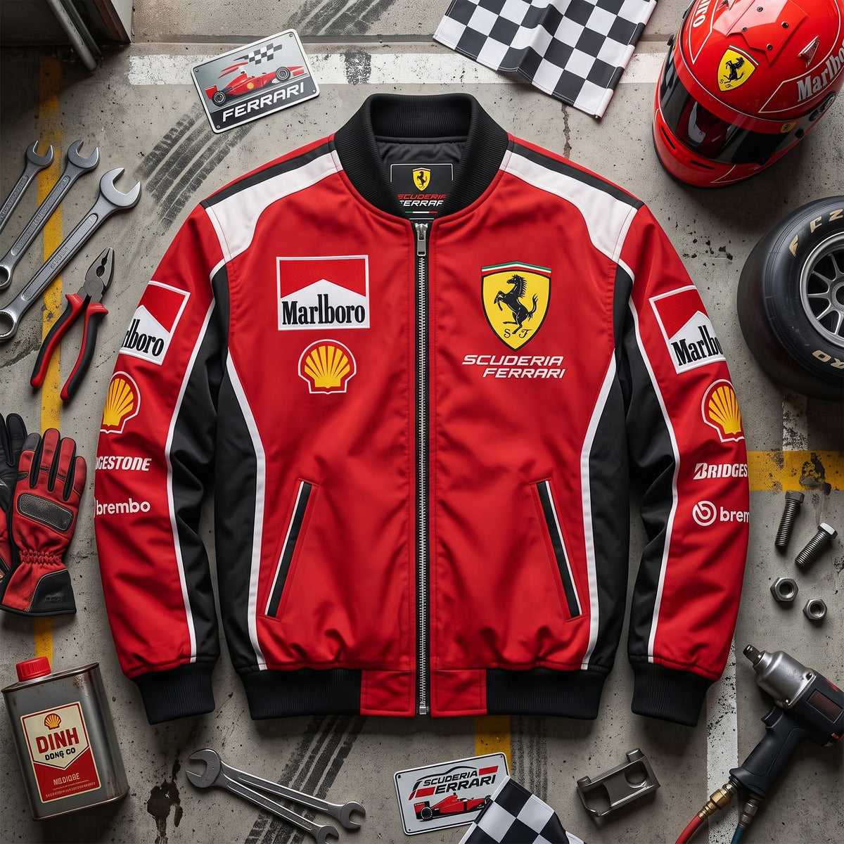Marlbor Racing Bomber Jacket