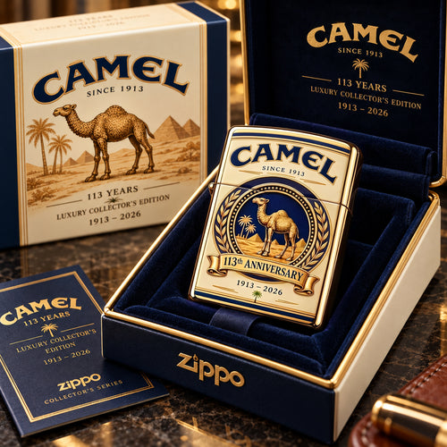 Camel 113th Anniversary Zippo Lighter, Camel Since 1913 Zippo Lighter V3