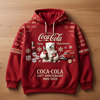 Cola 140th Anniversary Unisex Hoodie V4