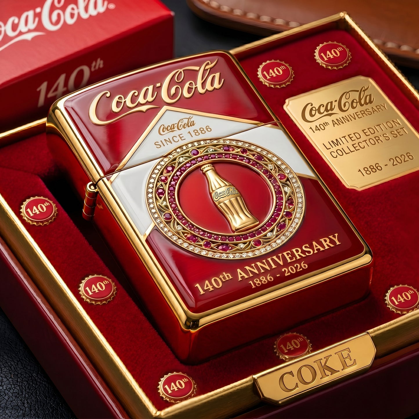 Cola 140th Anniversary Zippo Lighter V4
