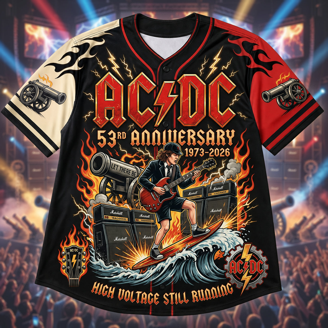 AC 53rd Anniversary Baseball Jersey Shirt 3D