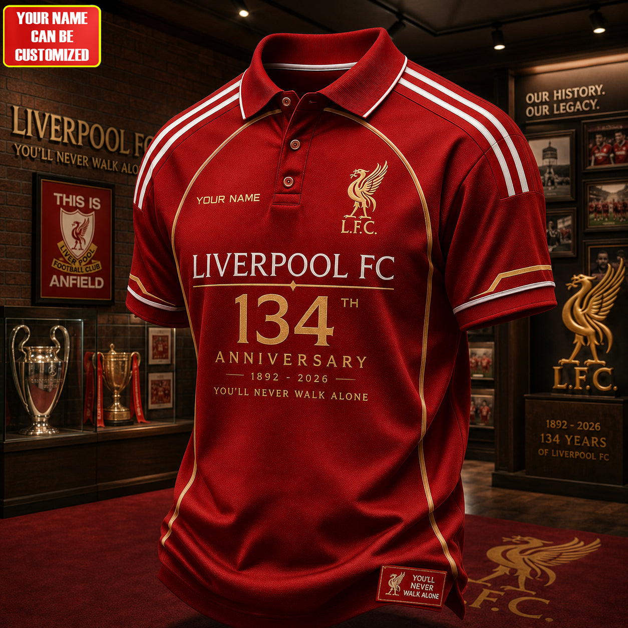 L.V.P 134th Anniversary Polo , L.V.P Shirt , L.V.P 2026 Shirt V7