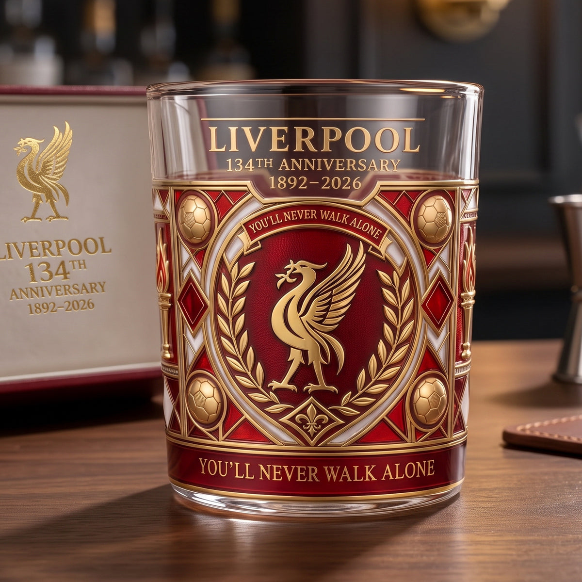 L.V.P 134TH Anniversary Glass, L.V.P Glass