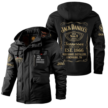 Jack Dani EST. 1866 Windbreaker Hooded Jacket