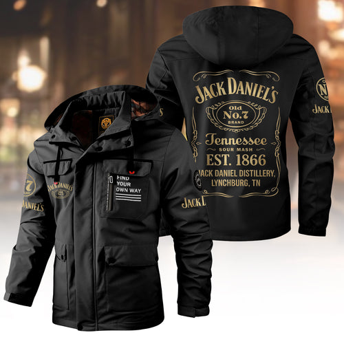 Jack Dani EST. 1866 Windbreaker Hooded Jacket