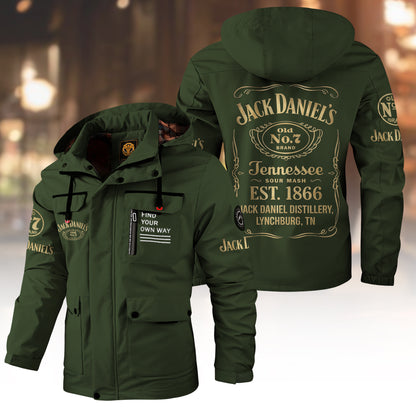 Jack Dani EST. 1866 Windbreaker Hooded Jacket