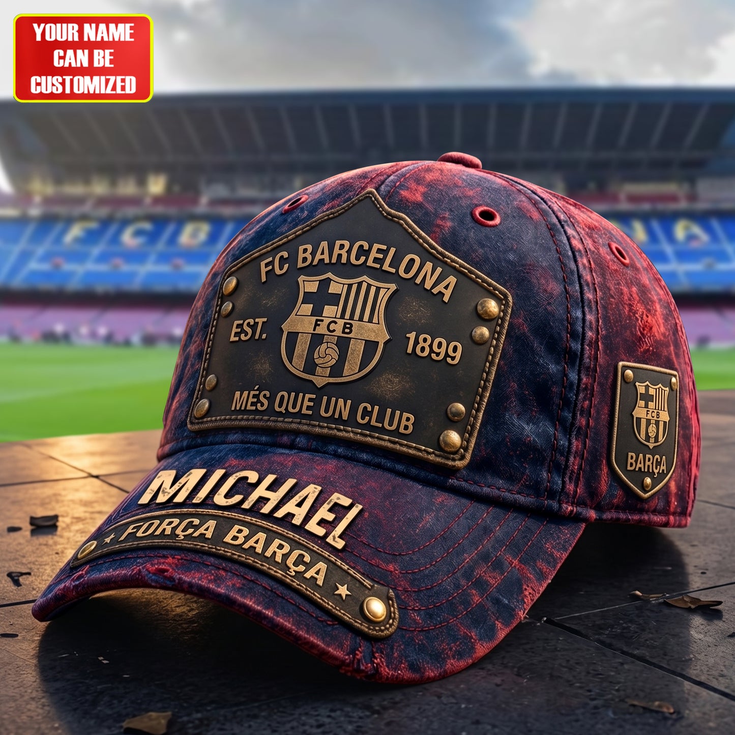 Personalized Barca EST. 1899 Cap V6, Barca Luxury Classic Cap