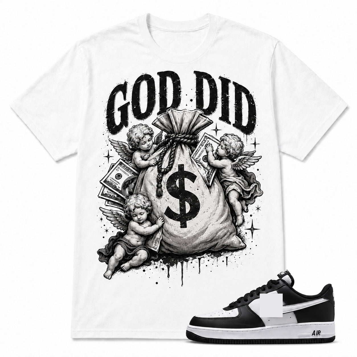 GOD DID Shirt To Match AF 1, AF 1 Matching Shirt