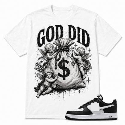 GOD DID Shirt To Match AF 1, AF 1 Matching Shirt