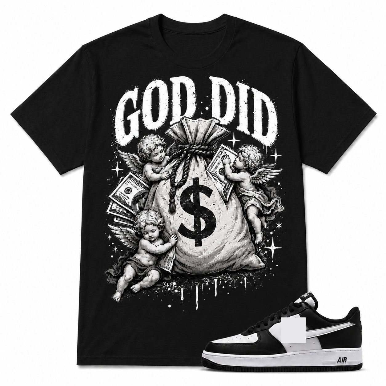 GOD DID Shirt To Match AF 1, AF 1 Matching Shirt