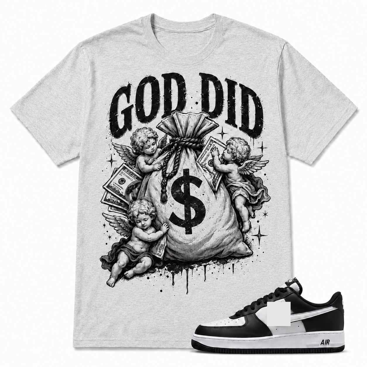 GOD DID Shirt To Match AF 1, AF 1 Matching Shirt