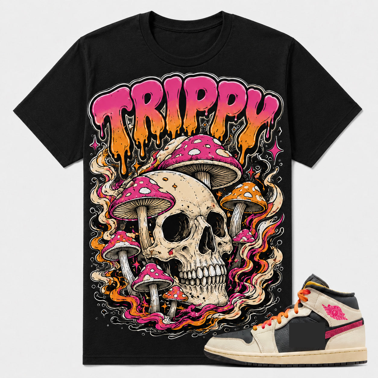 TRIPPY Shirt To Match AJ 1 Mid, AJ 1 Mid Matching Shirt
