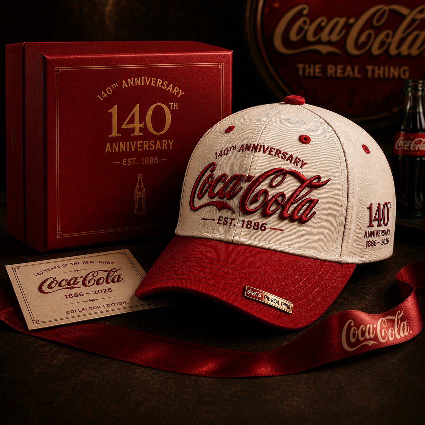 Cola 140th Anniversary Cap V26, Cola Vintage Cap