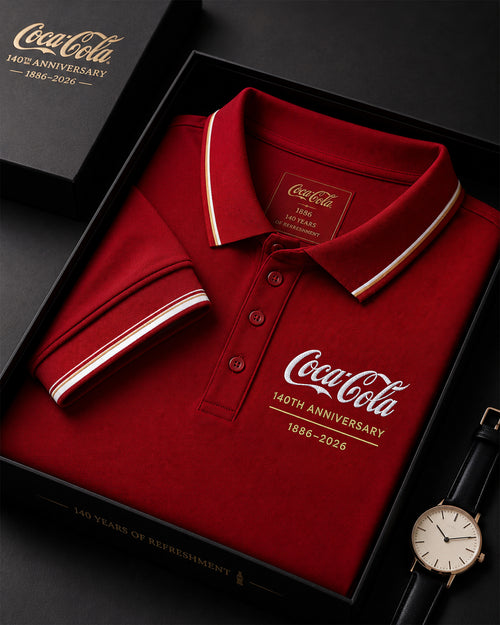 Cola 140th Anniversary Polo V8 , Cola Shirt , Cola 2026 Shirt