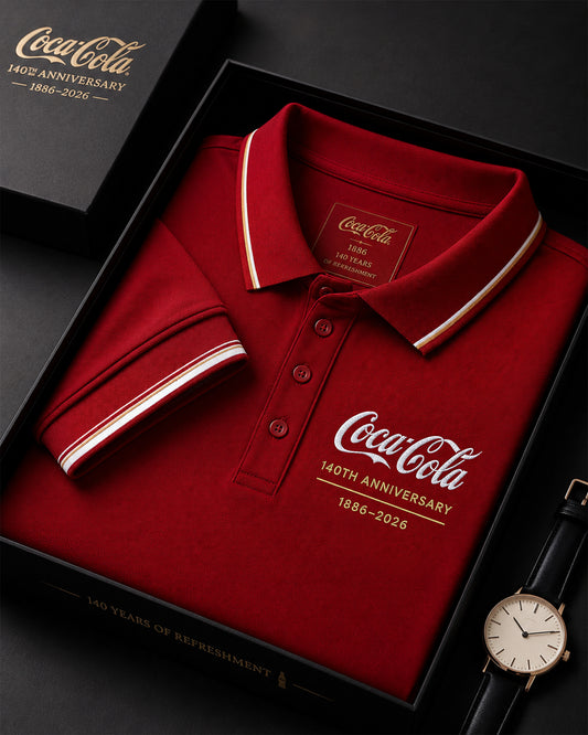 Cola 140th Anniversary Polo V8 , Cola Shirt , Cola 2026 Shirt