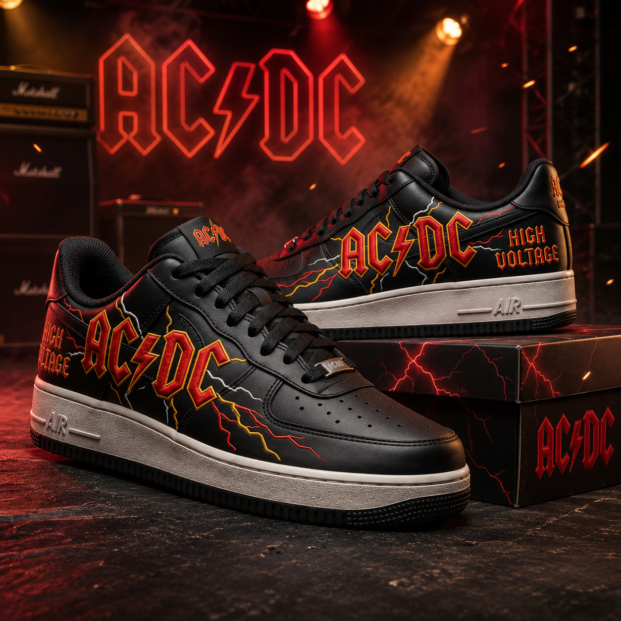AC High Voltage AF1 Custom Sneaker