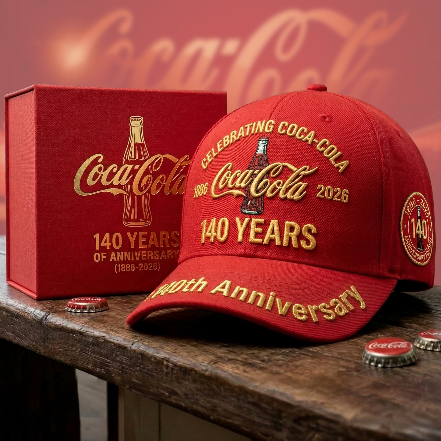 Cola 140TH Anniversary Cap V3 , Cola Luxury Cap