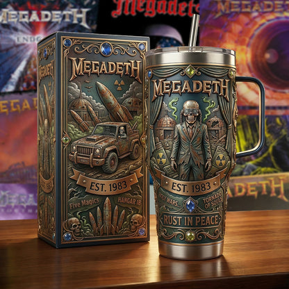MGD Rust In Peace Insulated Tumbler 30oz , MGD Tumbler 40oz