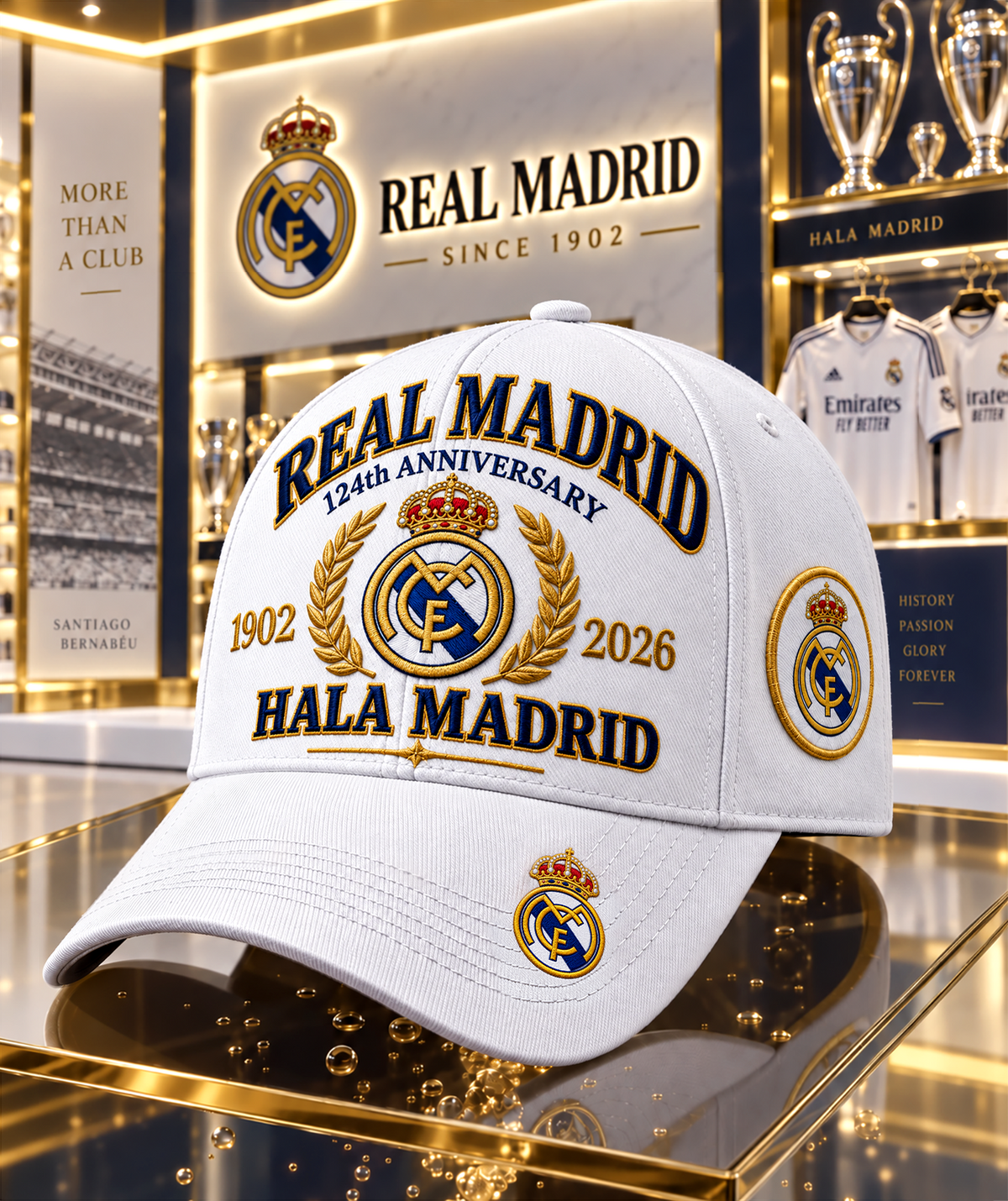 Real C.F. 124th Anniversary Cap V3, Real CF Luxury Classic Cap