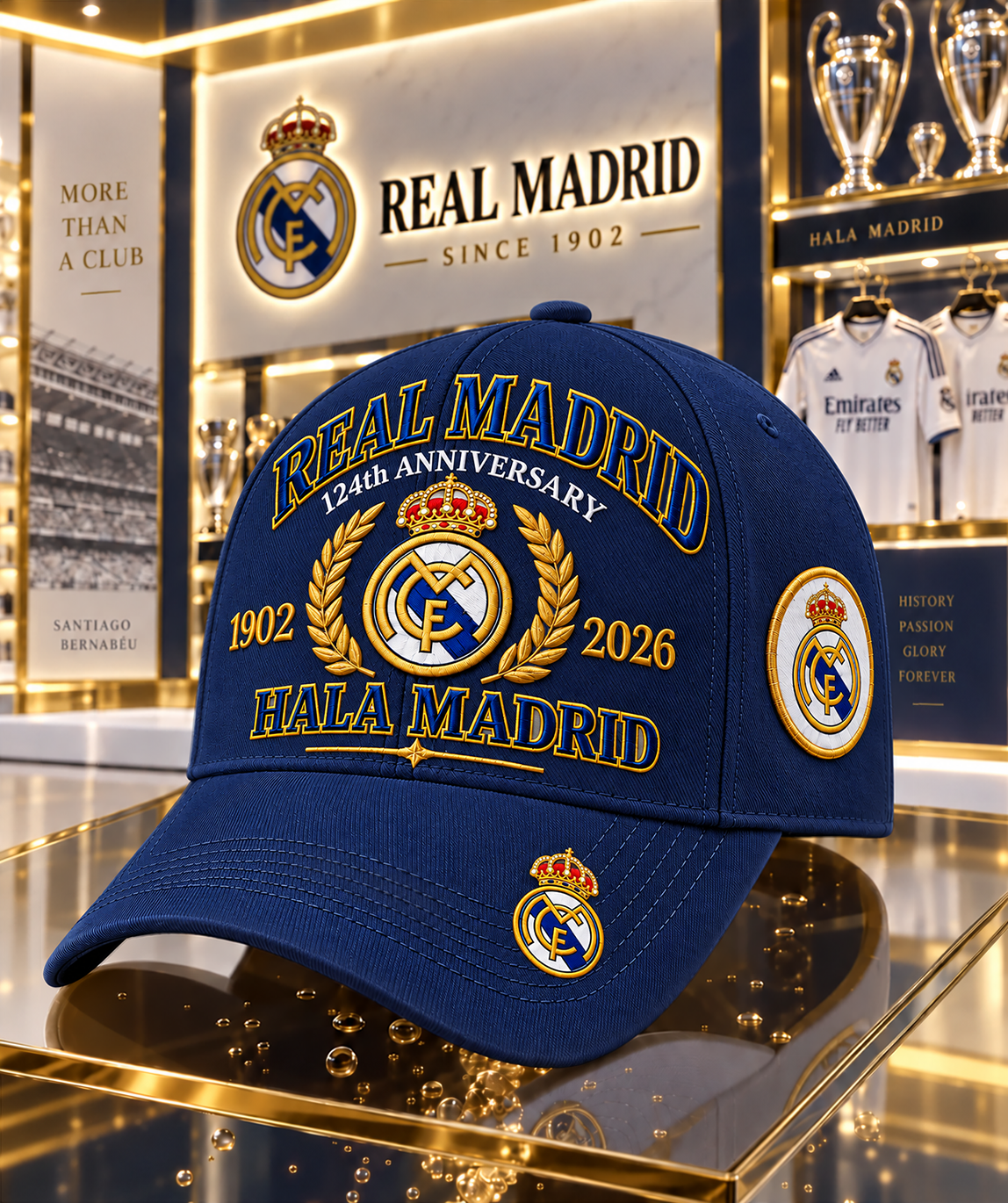 Real C.F. 124th Anniversary Cap V3, Real CF Luxury Classic Cap