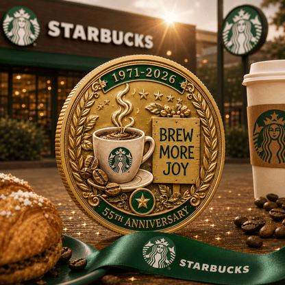 Strbcks 55th Anniversary Commemorative Coin