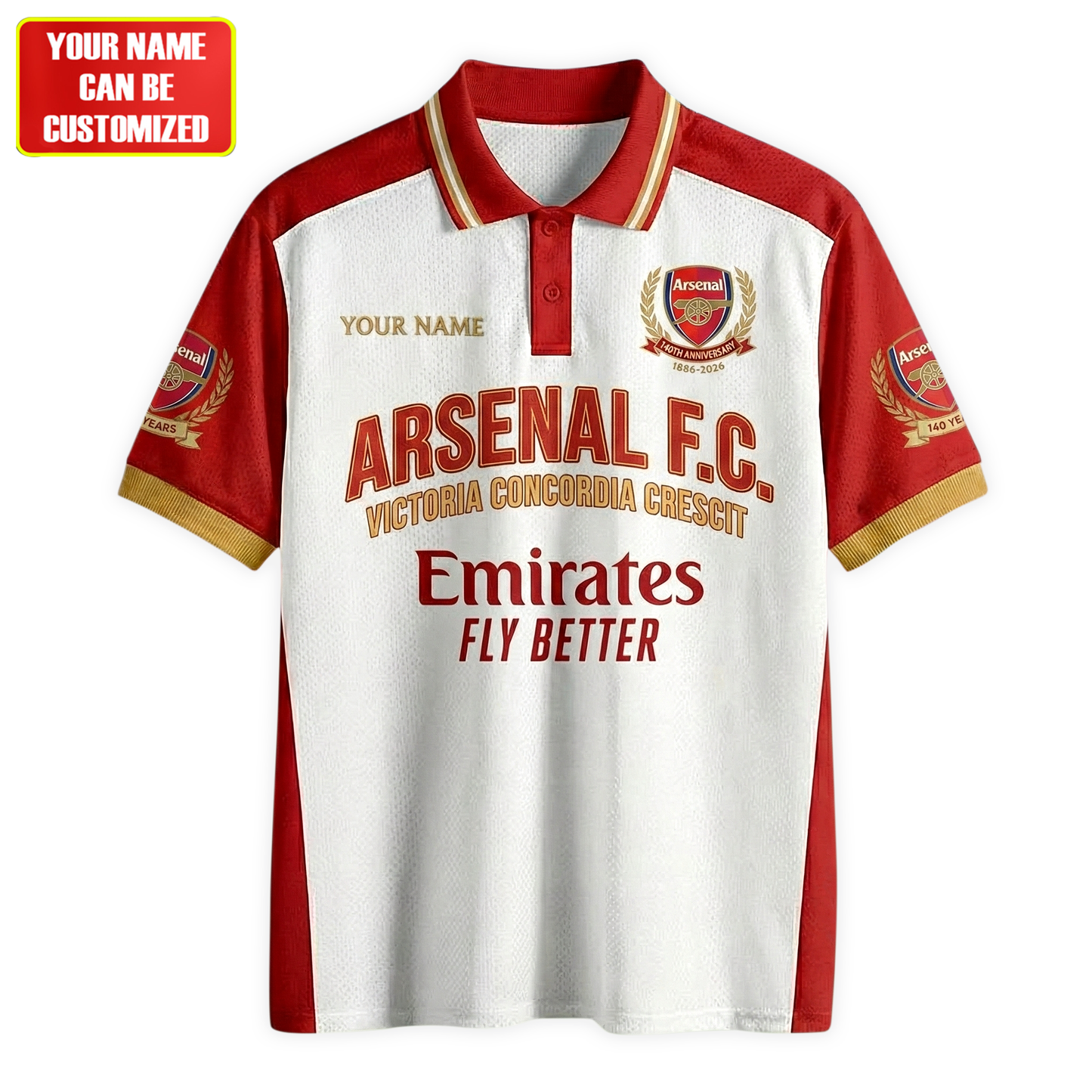 Personalized Ars F.C. 140TH Anniversary Polo , Ars Shirt , Ars 2026 Shirt