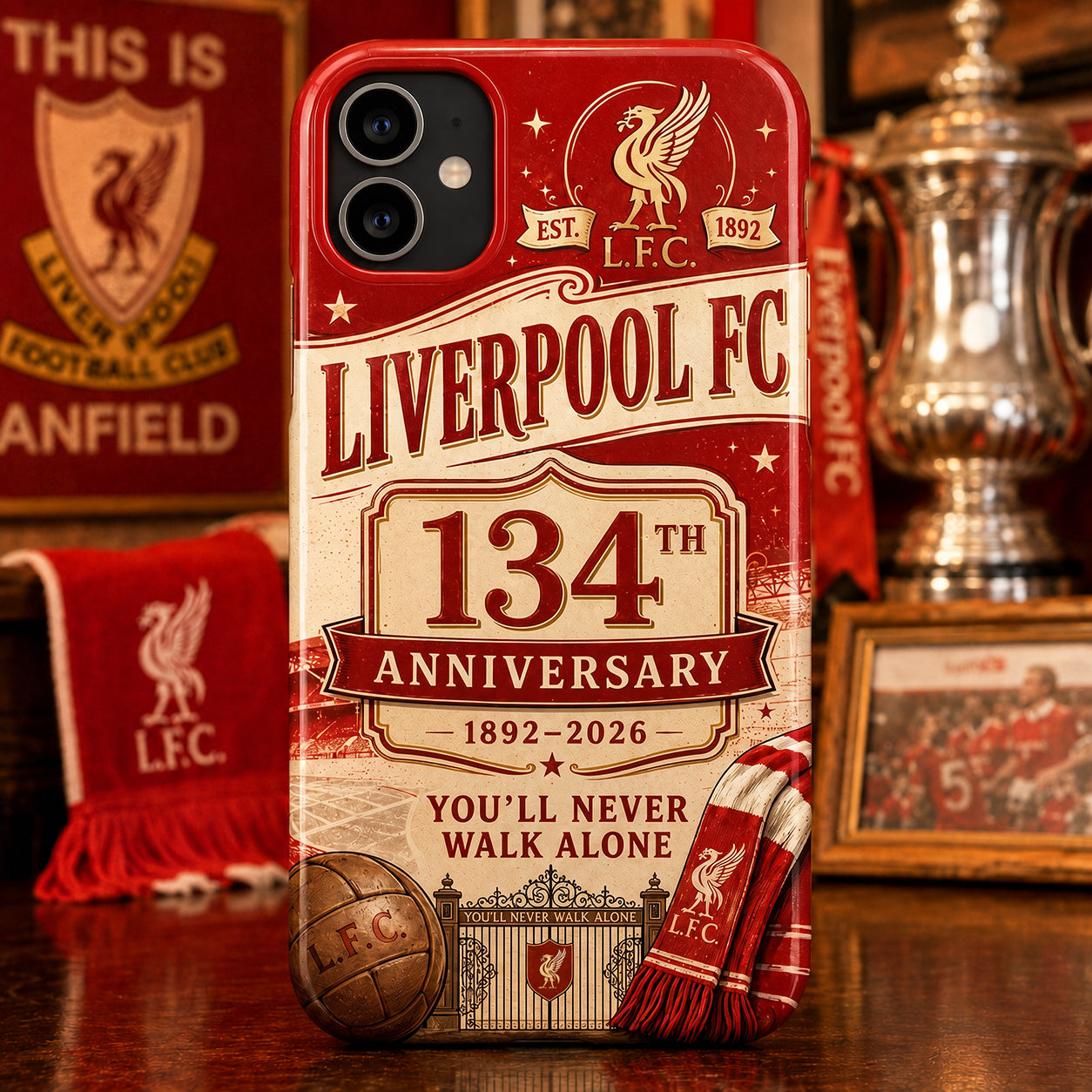 L.V.P 134th Anniversary Phone Case - L.V.P Full Print Phone Case