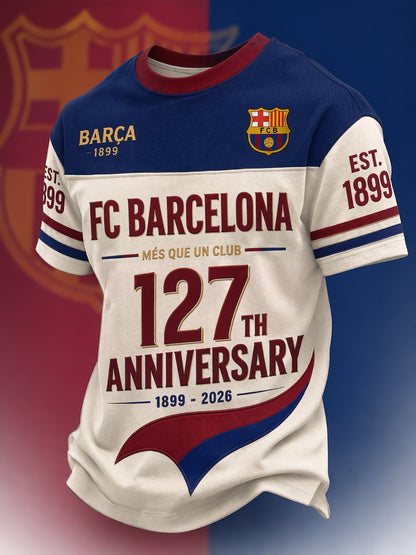 Barca 127th Anniversary T-Shirt , Barca T-Shirt (1899 - 2026)