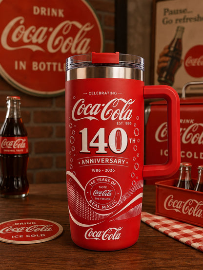 Cola 140th Anniversary Insulated Tumbler 30oz V29, Cola Tumbler 40oz