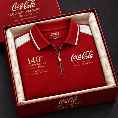 Cola 140th Anniversary Polo V14 , Cola Shirt , Cola 2026 Shirt