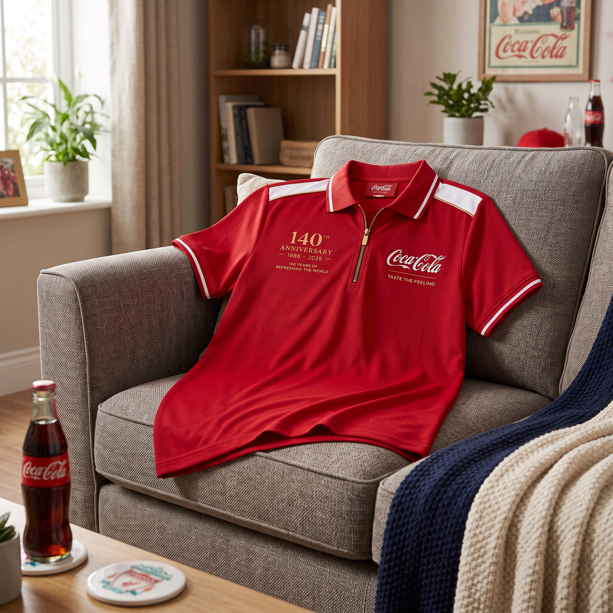 Cola 140th Anniversary Polo V14 , Cola Shirt , Cola 2026 Shirt