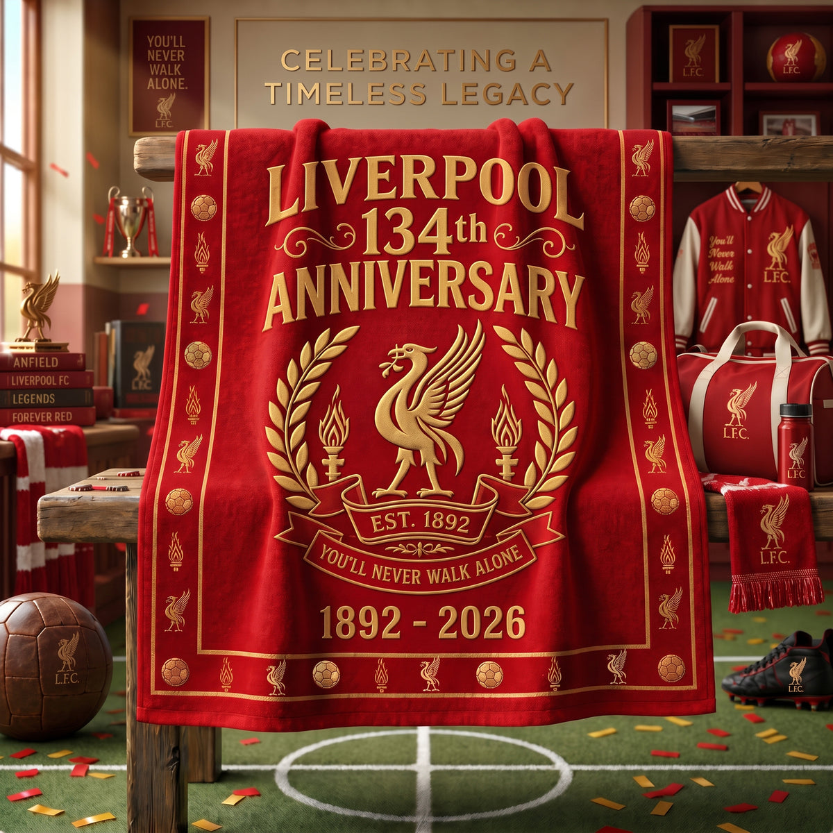 LVP 134th Anniversary 3D Fleece Blanket