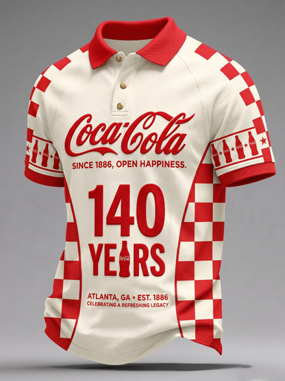 Cola 140th Anniversary Polo V6 , Cola Shirt , Cola 2026 Shirt