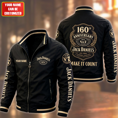 Personalized Jack Dani 160th Anniversary Windbreaker Casual Jacket