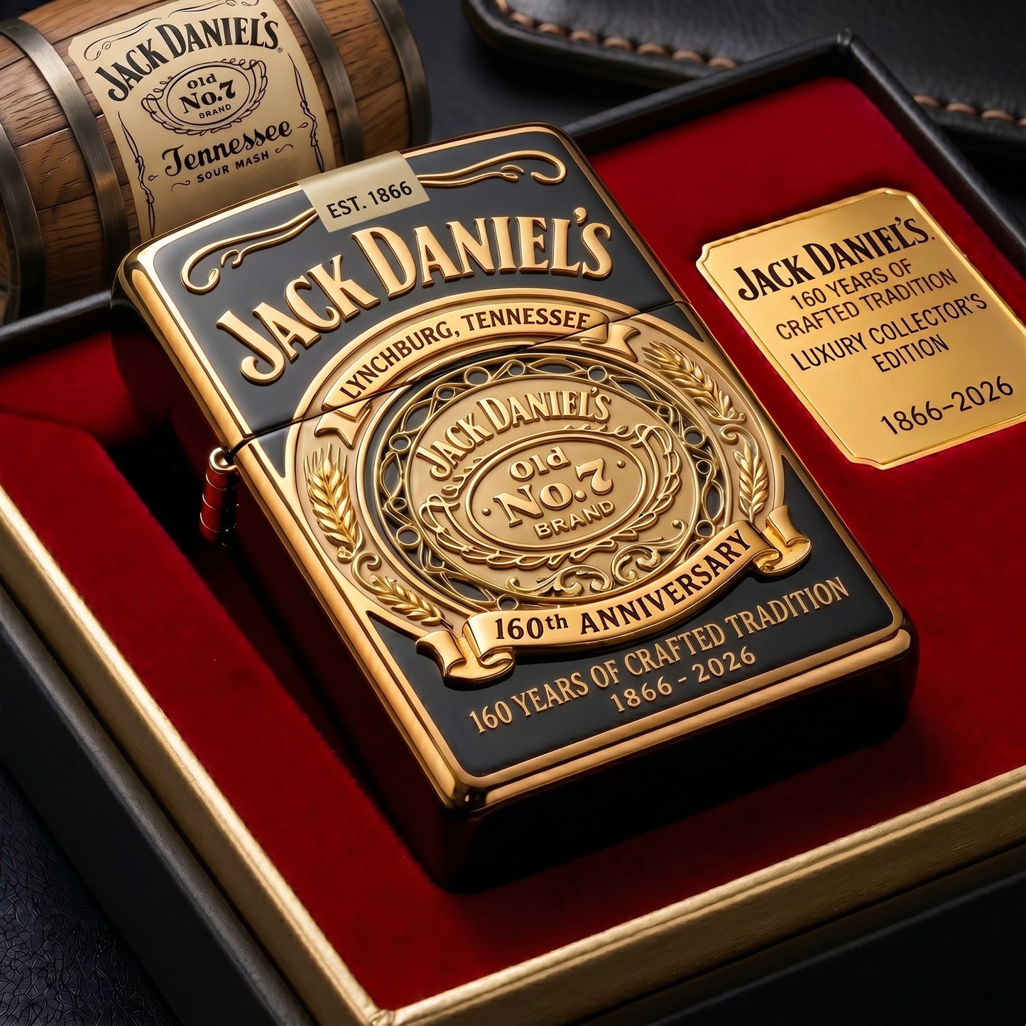 Jack Dani 160TH Anniversary Zippo Lighter V5