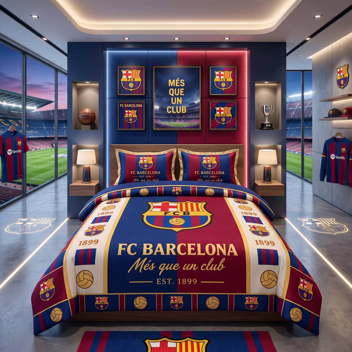 Barca EST. 1899 Anniversary Pattern Bedding Set