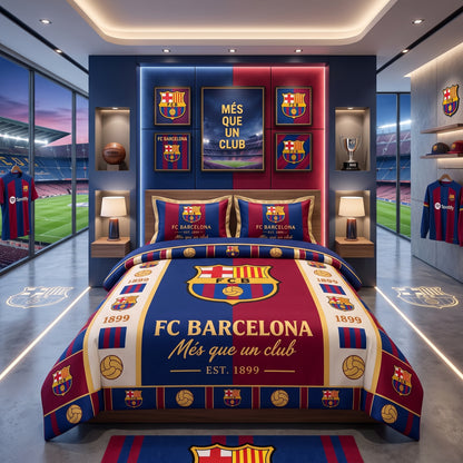 Barca EST. 1899 Anniversary Pattern Bedding Set