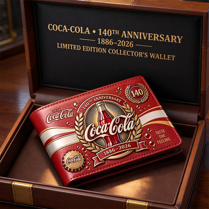 Cola 140TH Anniversary Leather Wallet