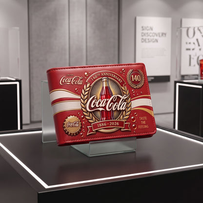 Cola 140TH Anniversary Leather Wallet