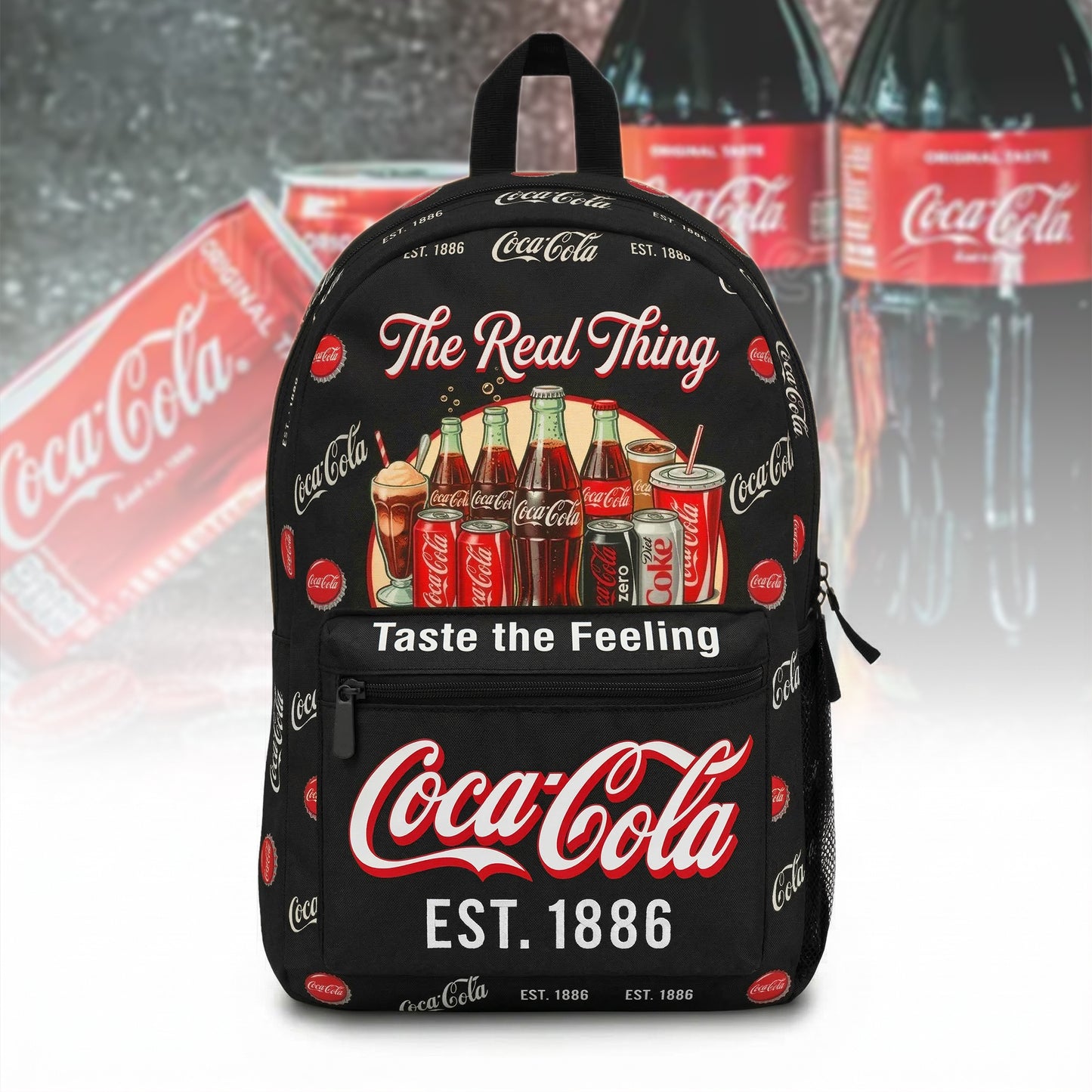 Personalized Cola EST. 1886 Backpack, Cola Drinks Backpack
