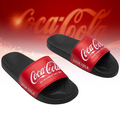 Cola Refreshment Since 1886 Custom Leather Sandals