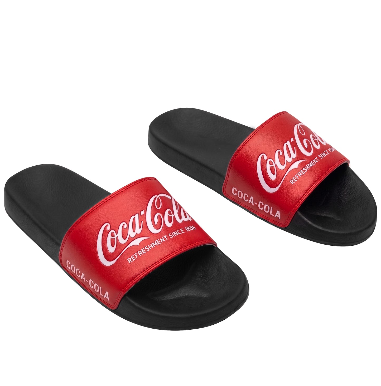Cola Refreshment Since 1886 Custom Leather Sandals