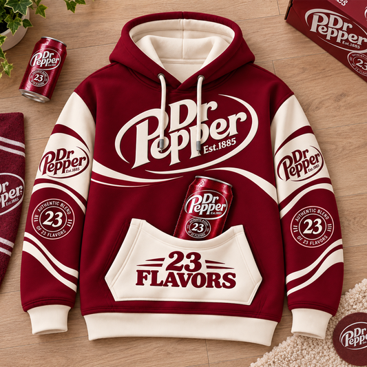 Dr Pepper 23 Flavors Unisex Hoodie