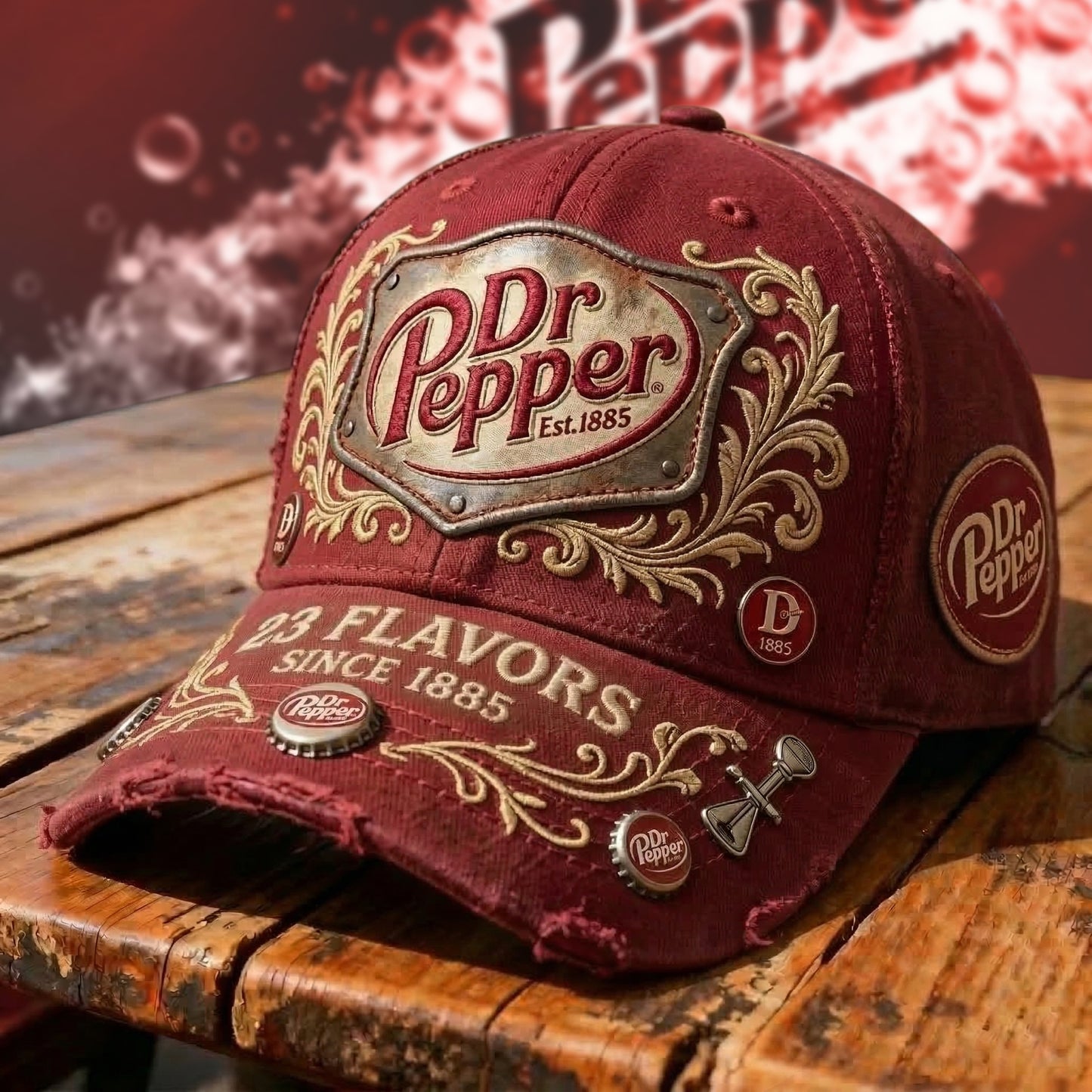 Dr Pepper EST. 1885 Cap V2, Dr Pepper Luxury Classic Cap