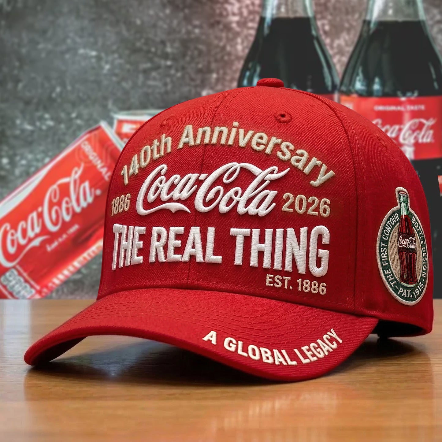 Cola 140th Anniversary Cap V6, Cola Luxury Classic Cap