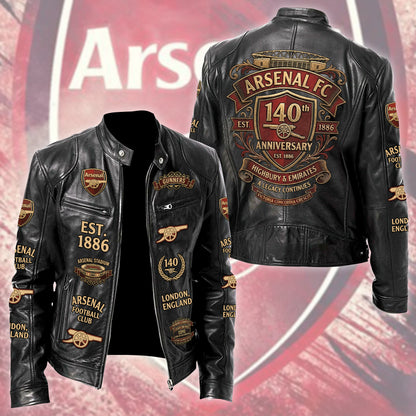 ARS 140th Anniversary Collar Leather Jacket