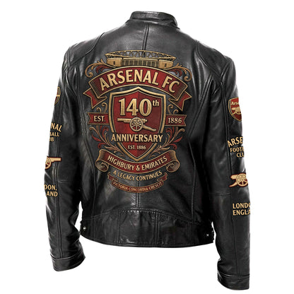 ARS 140th Anniversary Collar Leather Jacket
